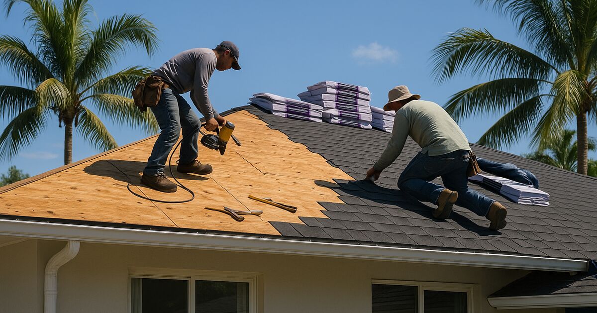 How to permit a whole-home re-roof in Sarasota County