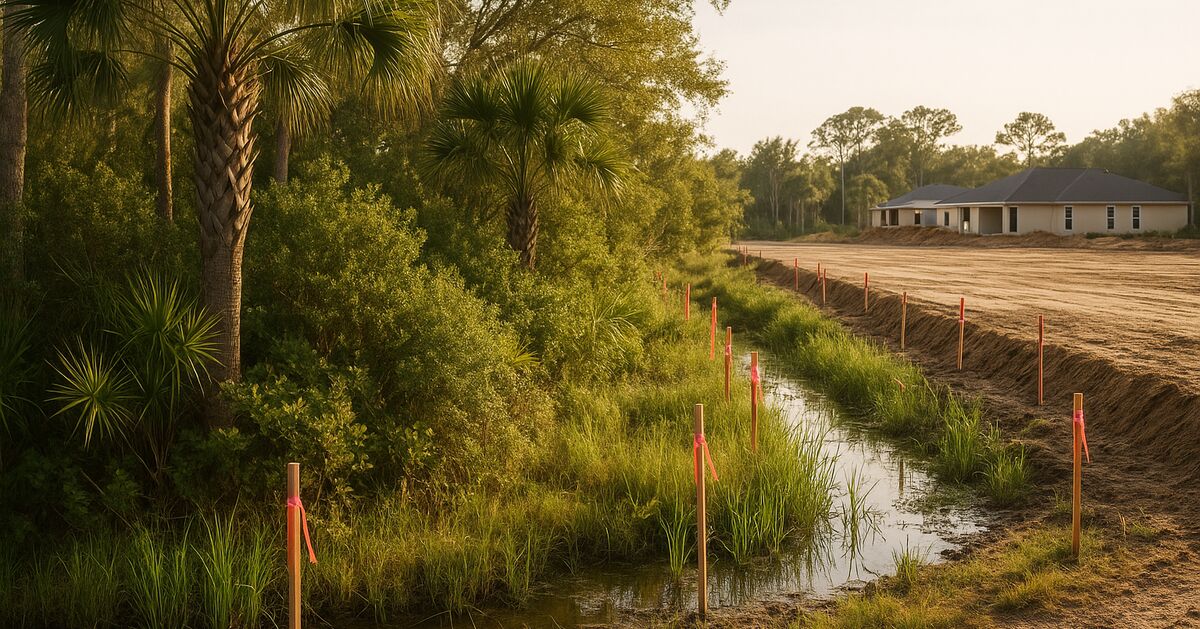 Resolving a Sarasota County environmental permit flag before building review starts